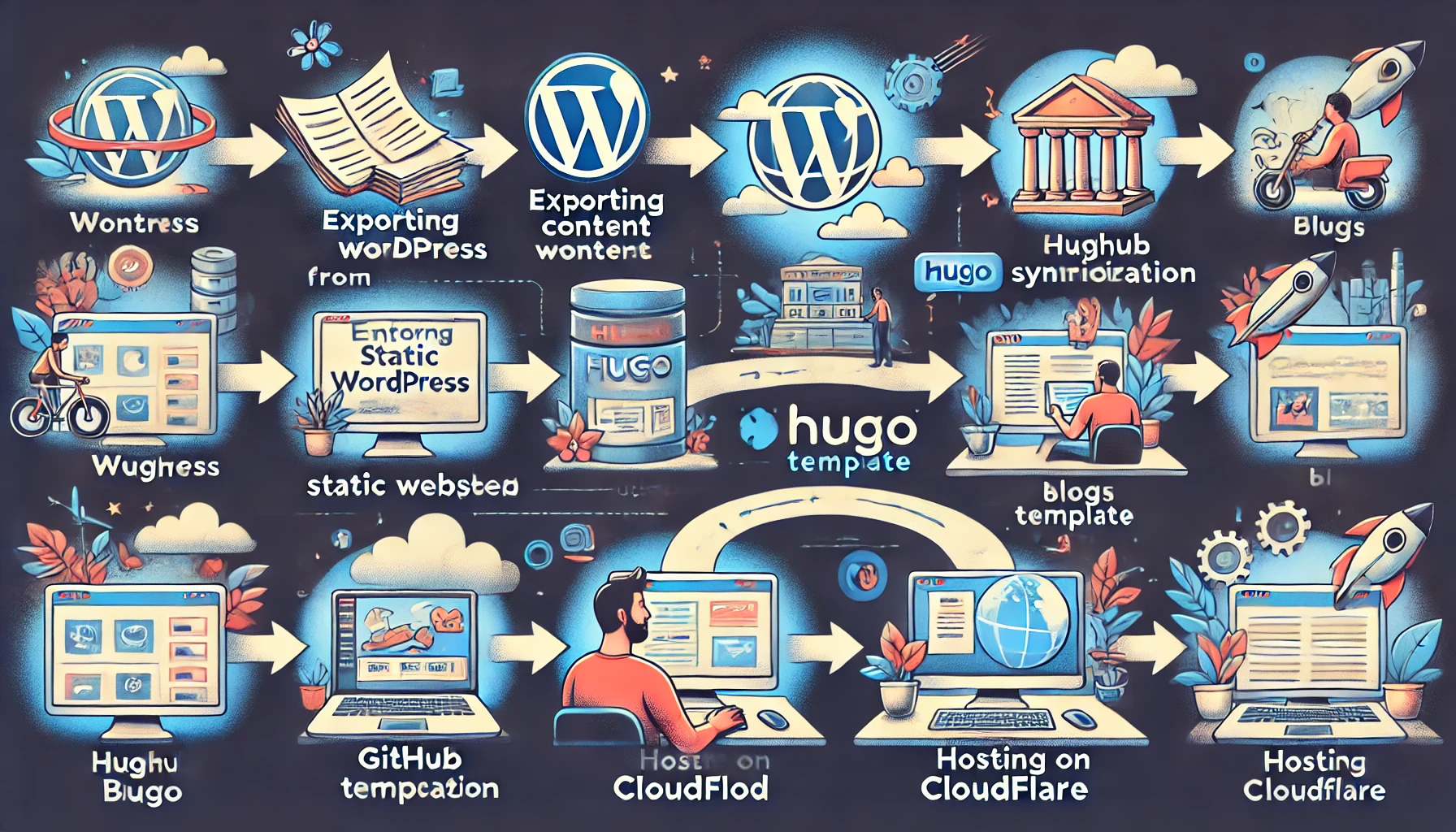 dall-es-opinion-about-a-wordpress-to-hugo-migration